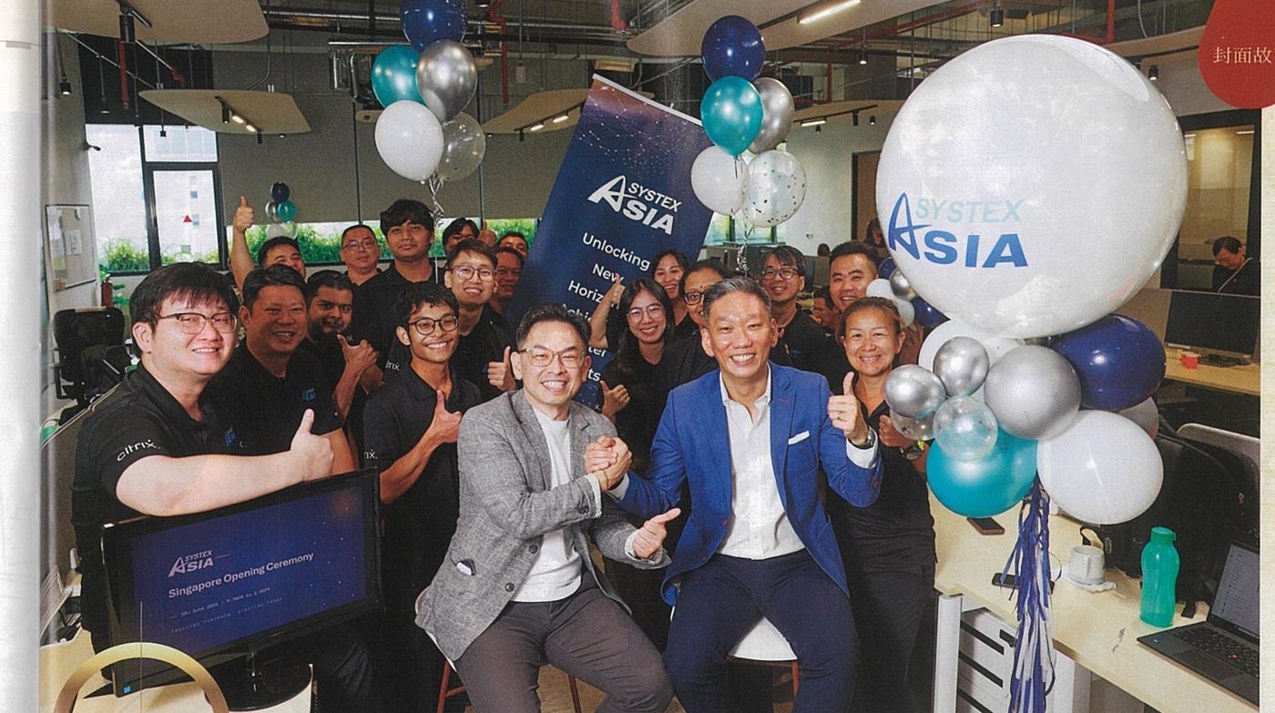 SYSTEX Asia team gathered at the new Singapore office