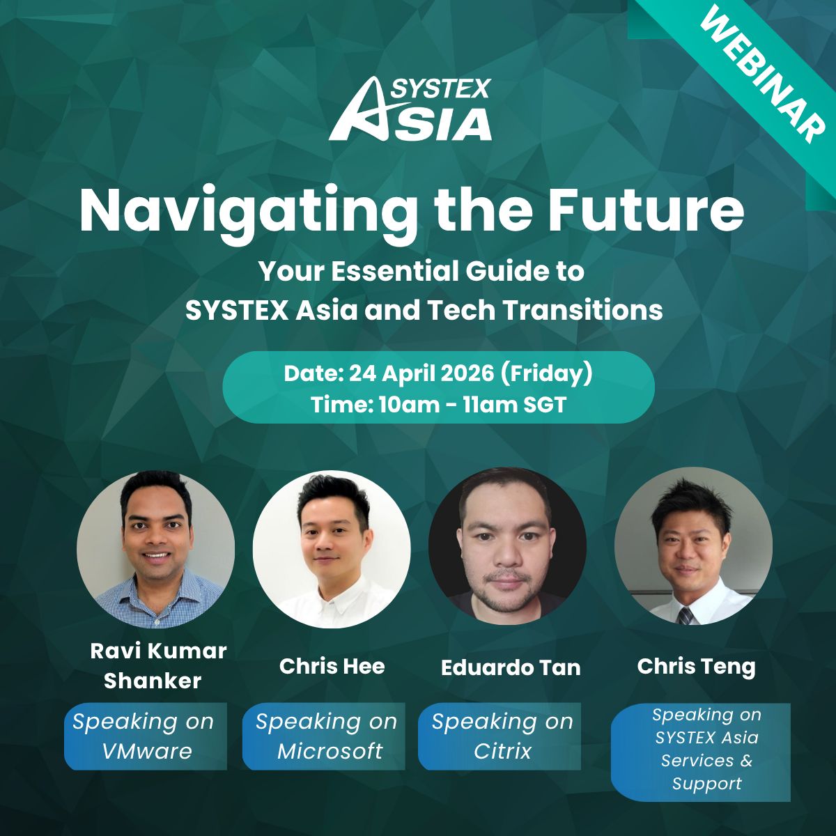 Navigating the Future: Your Essential Guide to SYSTEX Asia and Tech Transitions Webinar